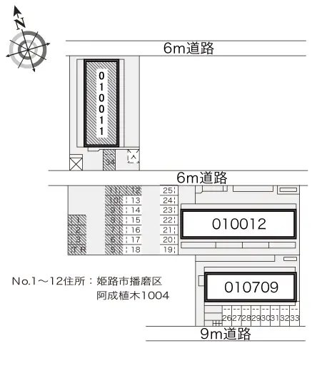 ★手数料０円★姫路市飾磨区阿成植木　月極駐車場（LP）